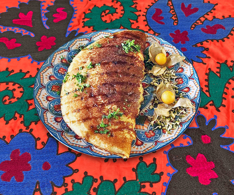 Dervish Vegan Restaurant - Mung Omelet