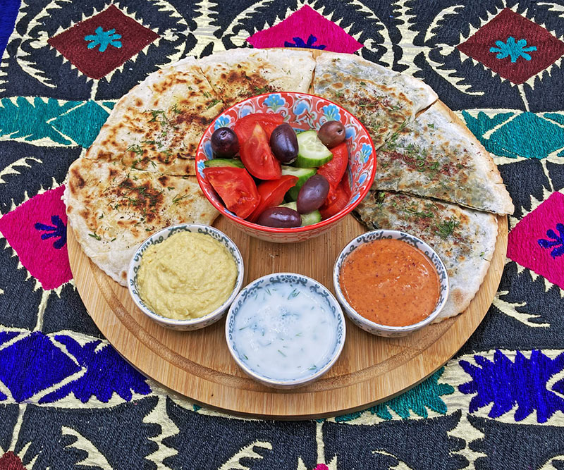 Qutab Plate - Dervish Vegan Restaurant