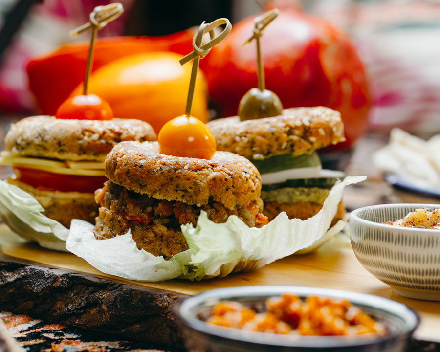 Mini bagels - Dervish Vegan Restaurant