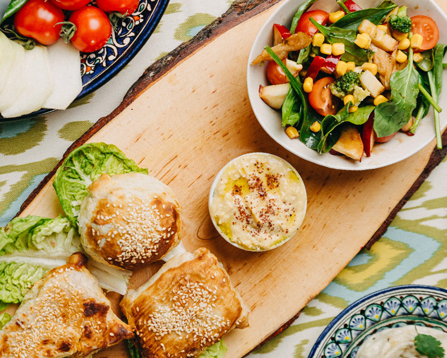 Uzbek somsa - Dervish Vegan Restaurant